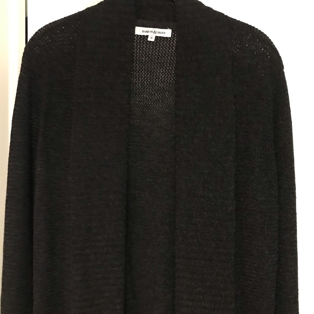 Open cardigan duster